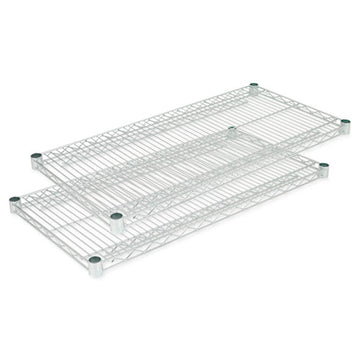 Alera® Industrial Wire Shelving Extra Wire Shelves, 36w X 24d, Silver, 2 Shelves-carton freeshipping - TVN Wholesale